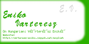 eniko varteresz business card